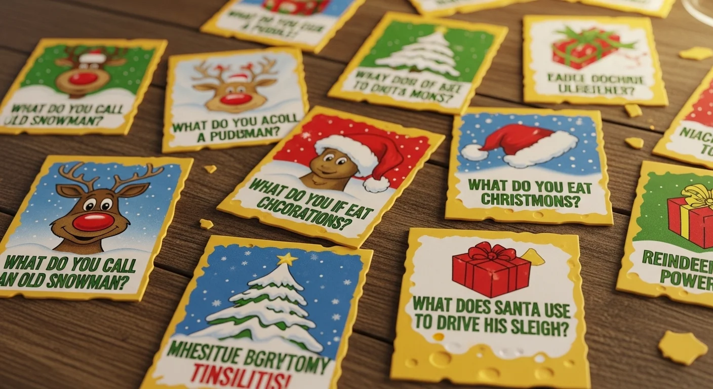 Cheesy Mistletoe Jokes