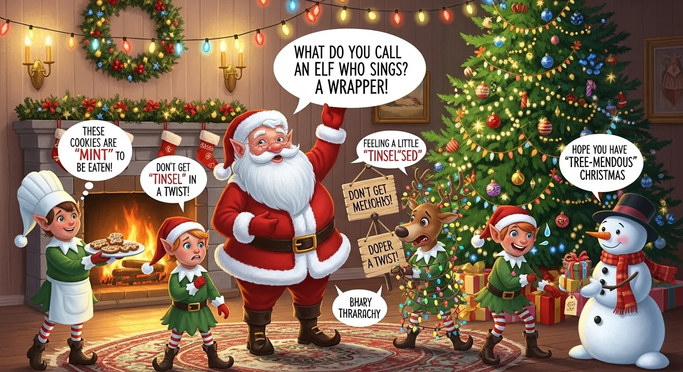 Cozy Fireplace Puns.