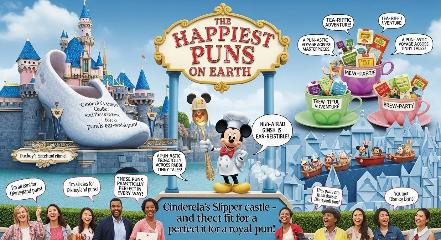 Disneyland Fantasyland Puns