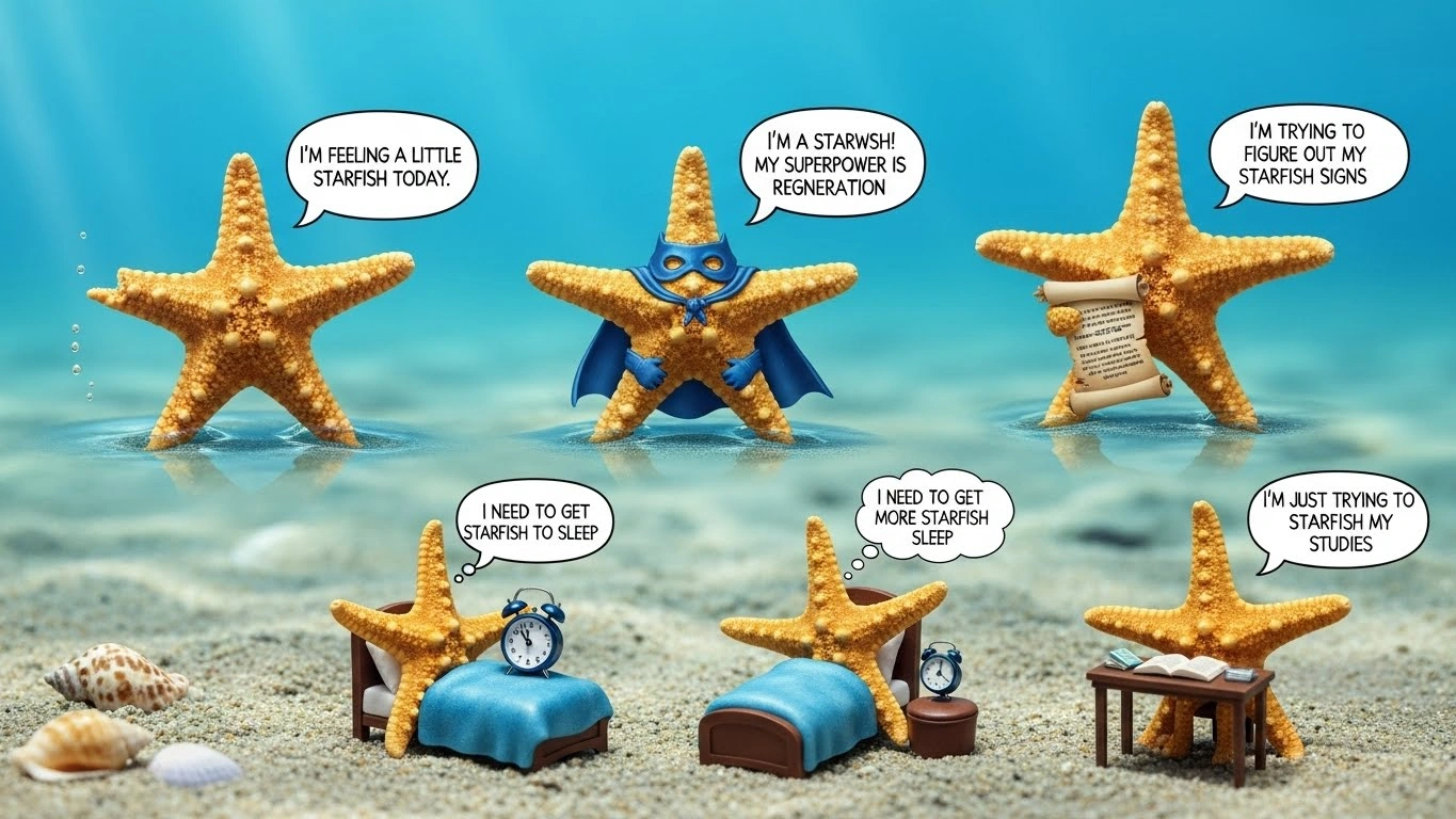 Starfish & Friendship Puns