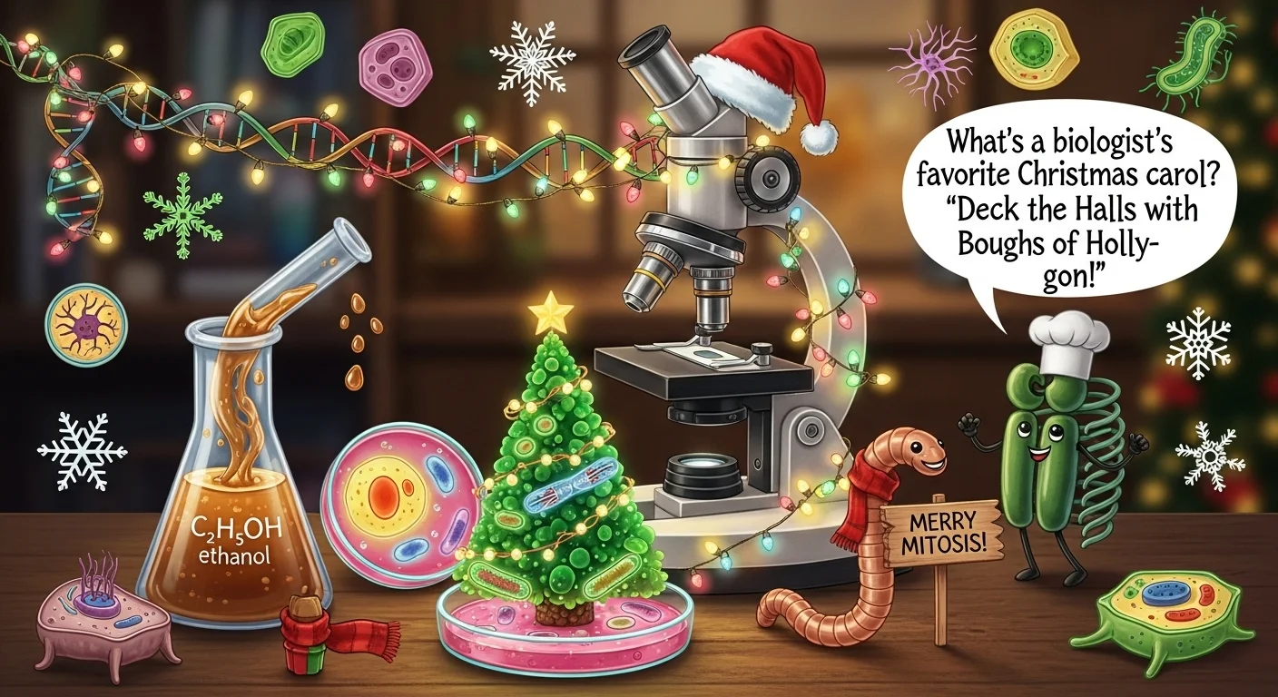 biology christmas puns