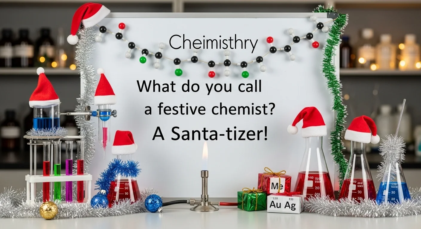 chemistry christmas puns