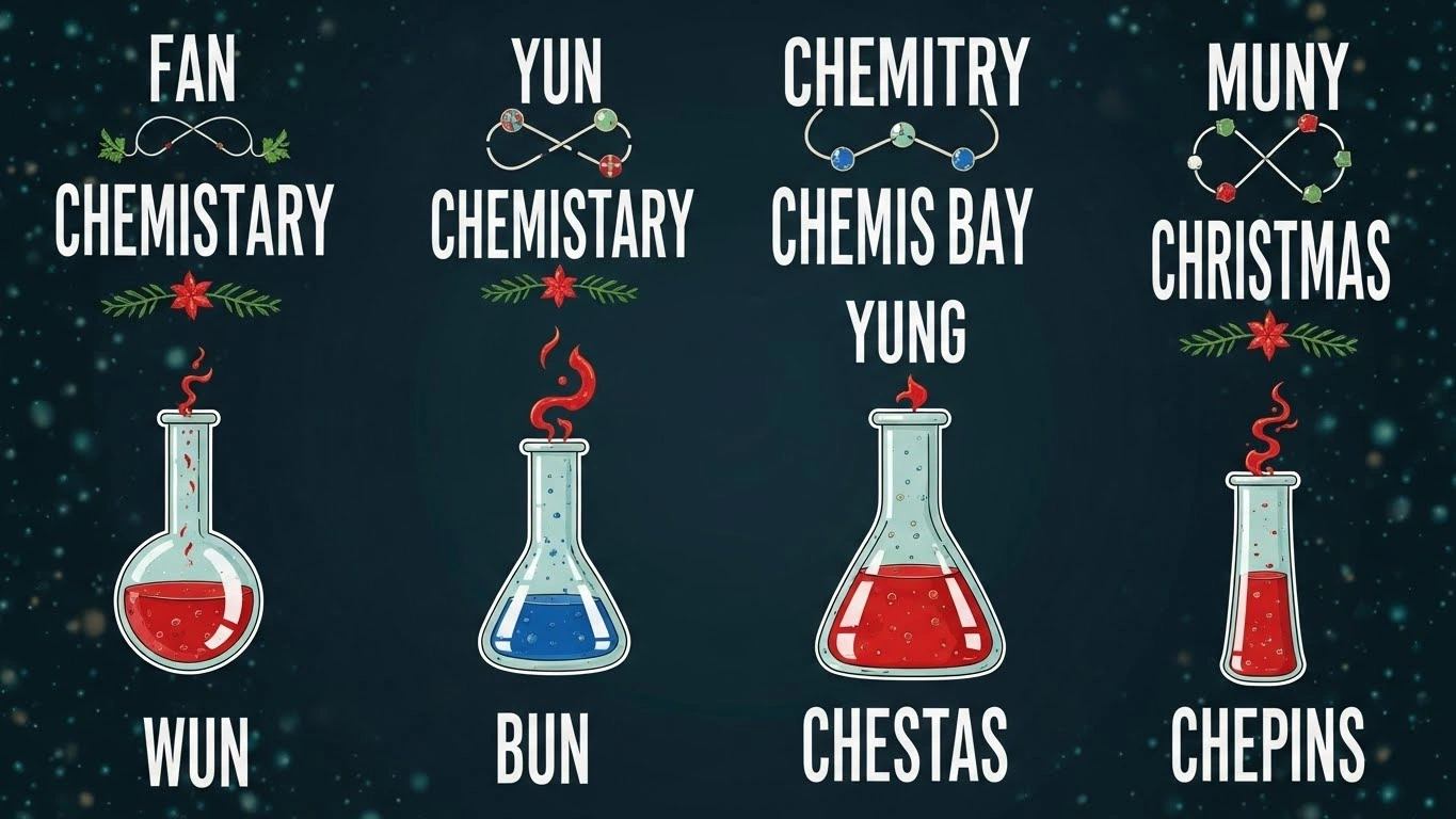 christmas chemistry puns