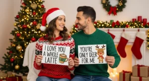 christmas couple puns