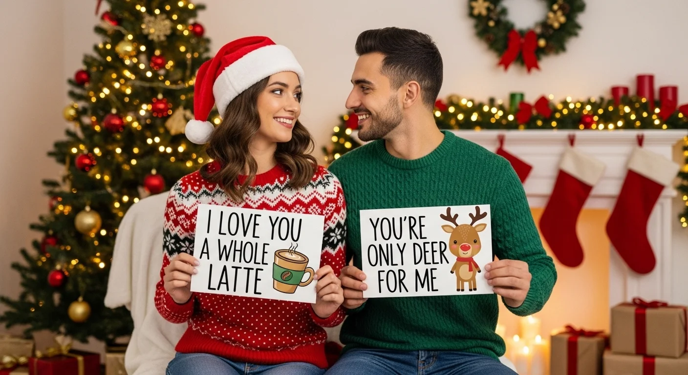 christmas couple puns