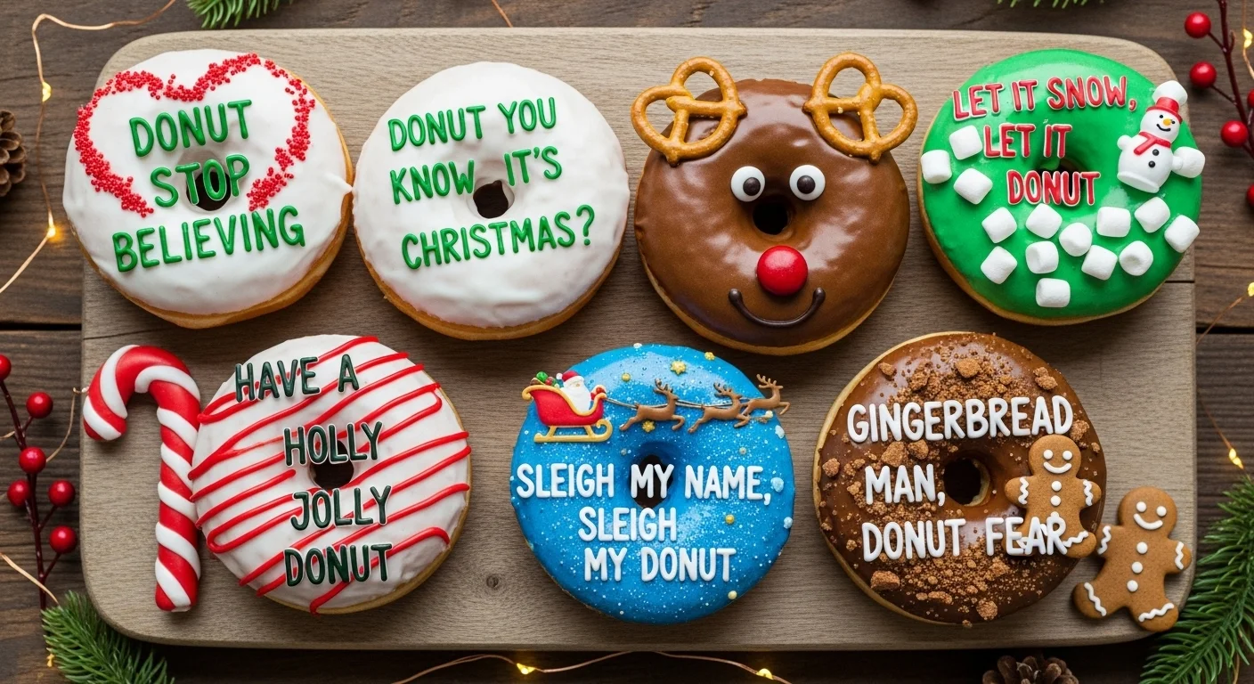 christmas donut puns