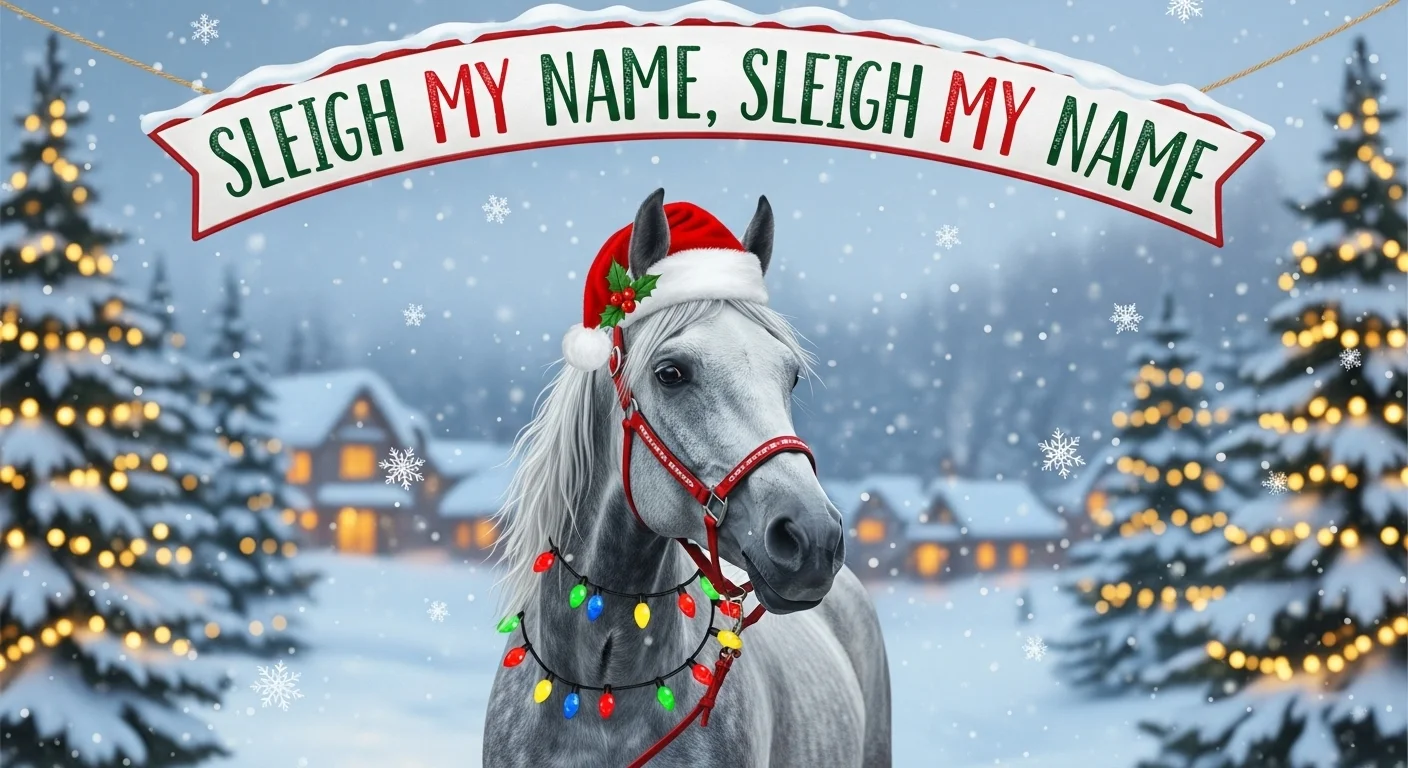 christmas horse puns