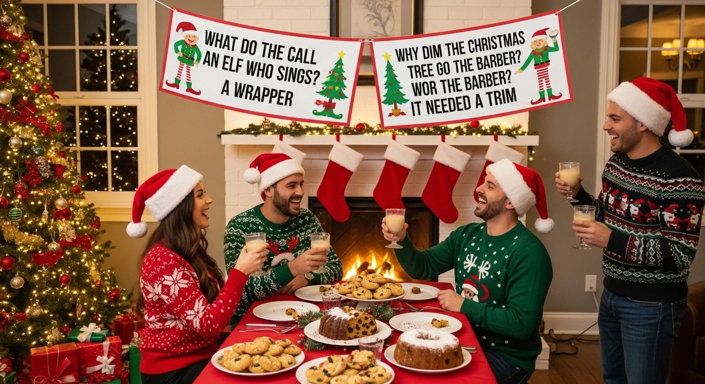 christmas party puns