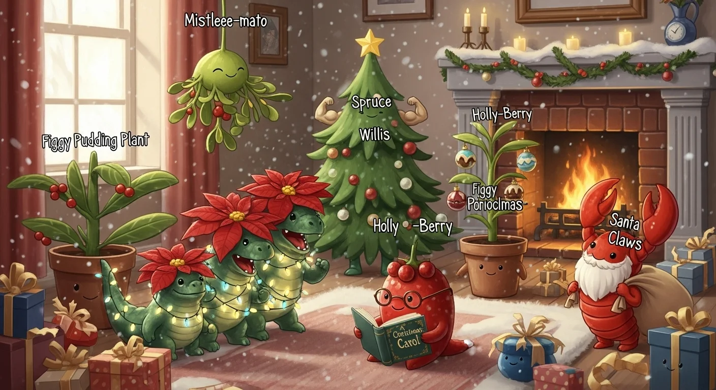 christmas plant puns