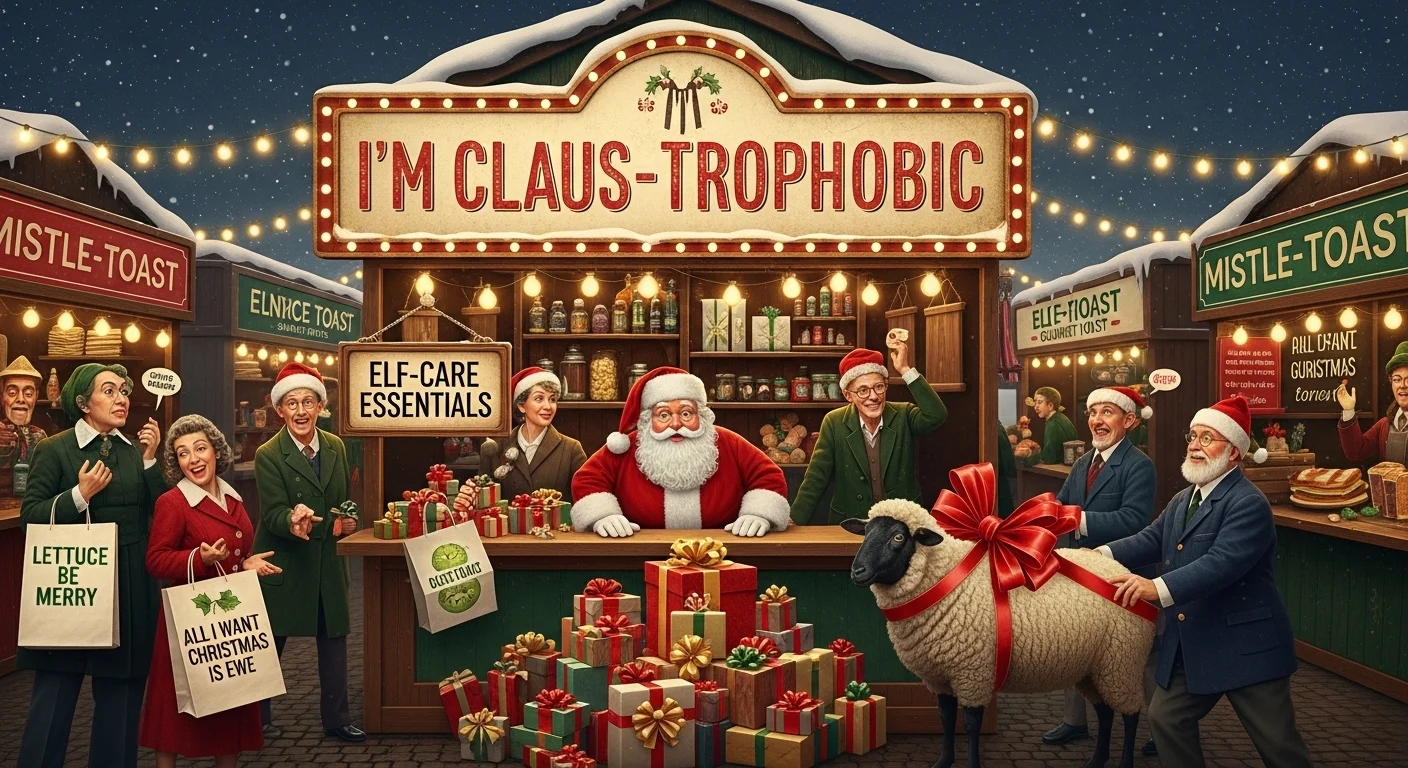 christmas shopping puns