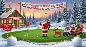 golf christmas puns