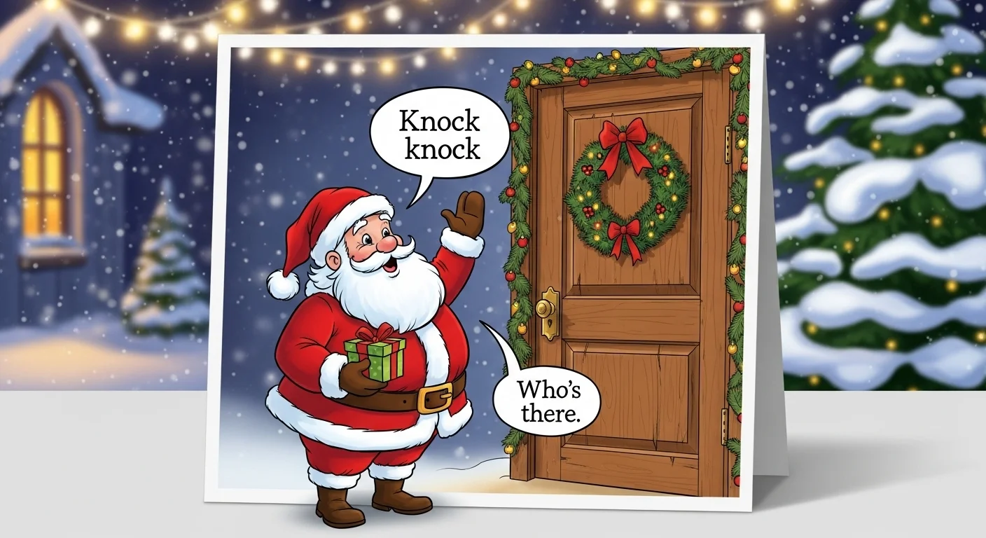 knock knock christmas jokes