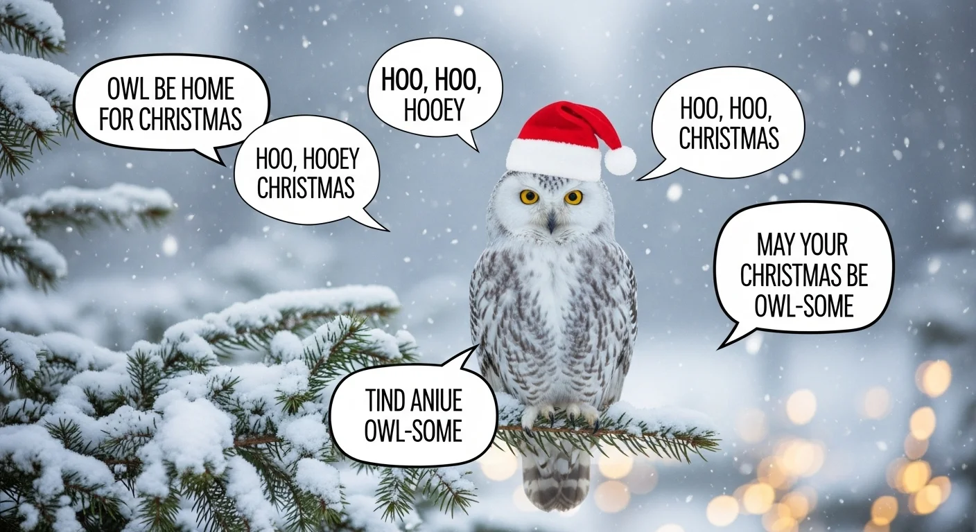 owl christmas puns