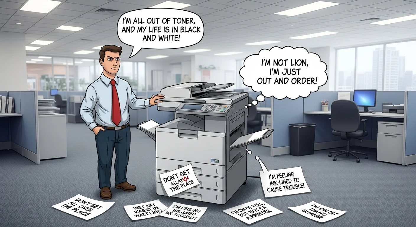 Classic printer puns