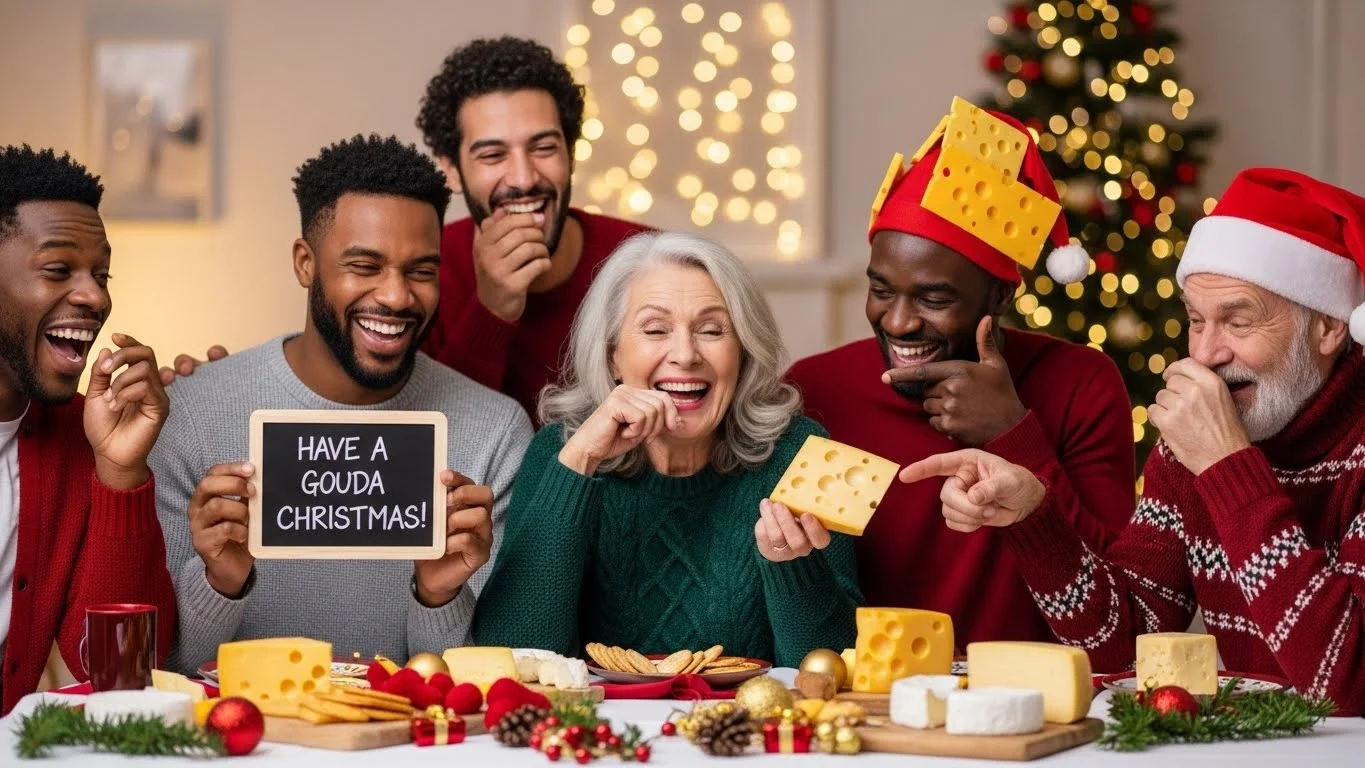Short Christmas Cheese Puns
