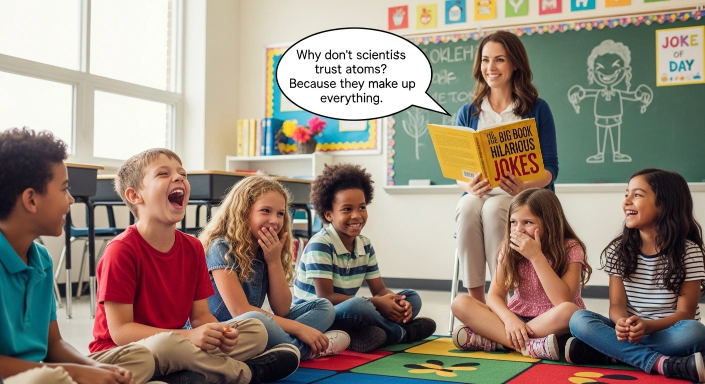 Teaching jokes in english