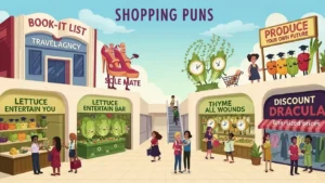 shopping puns