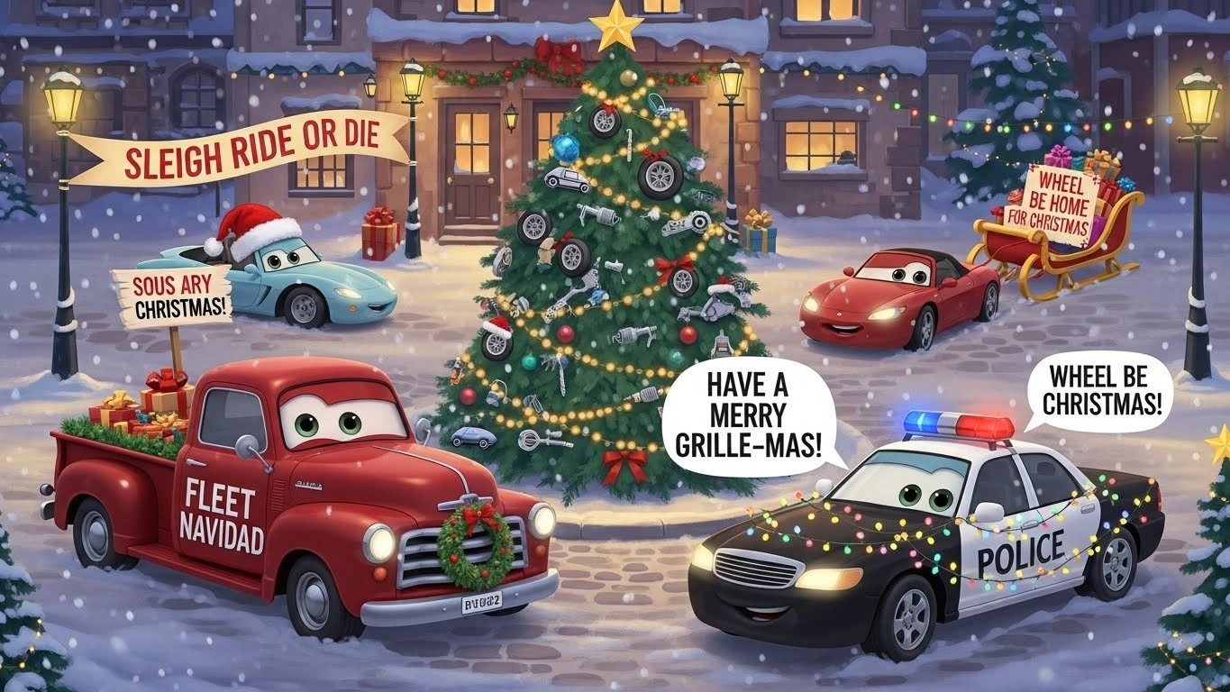 Car Christmas Puns One-Liners