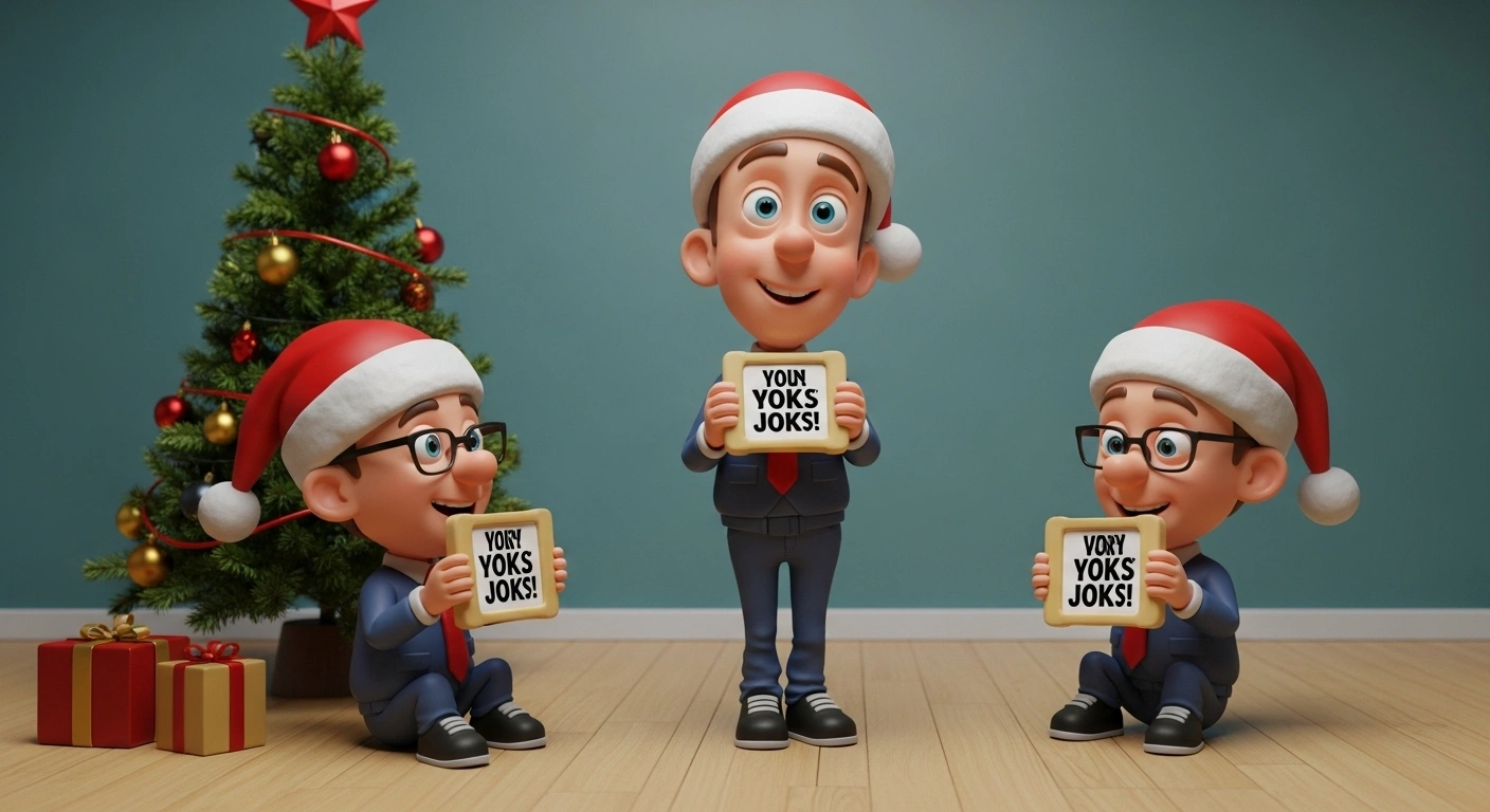 Cartoon Christmas Puns