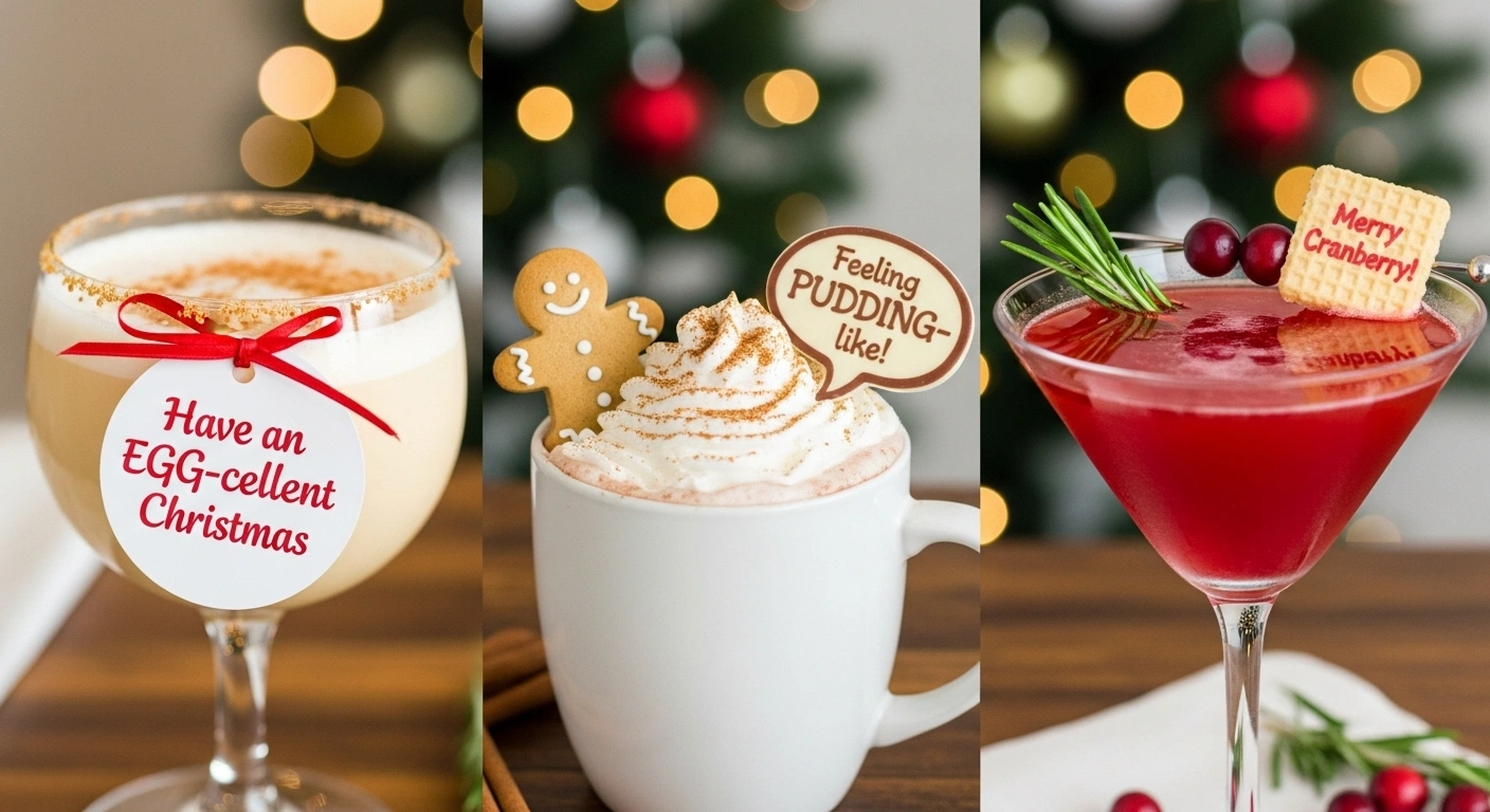 Christmas Drink Puns for Instagram