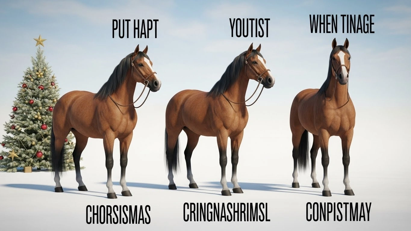 Cute Christmas Horse Puns