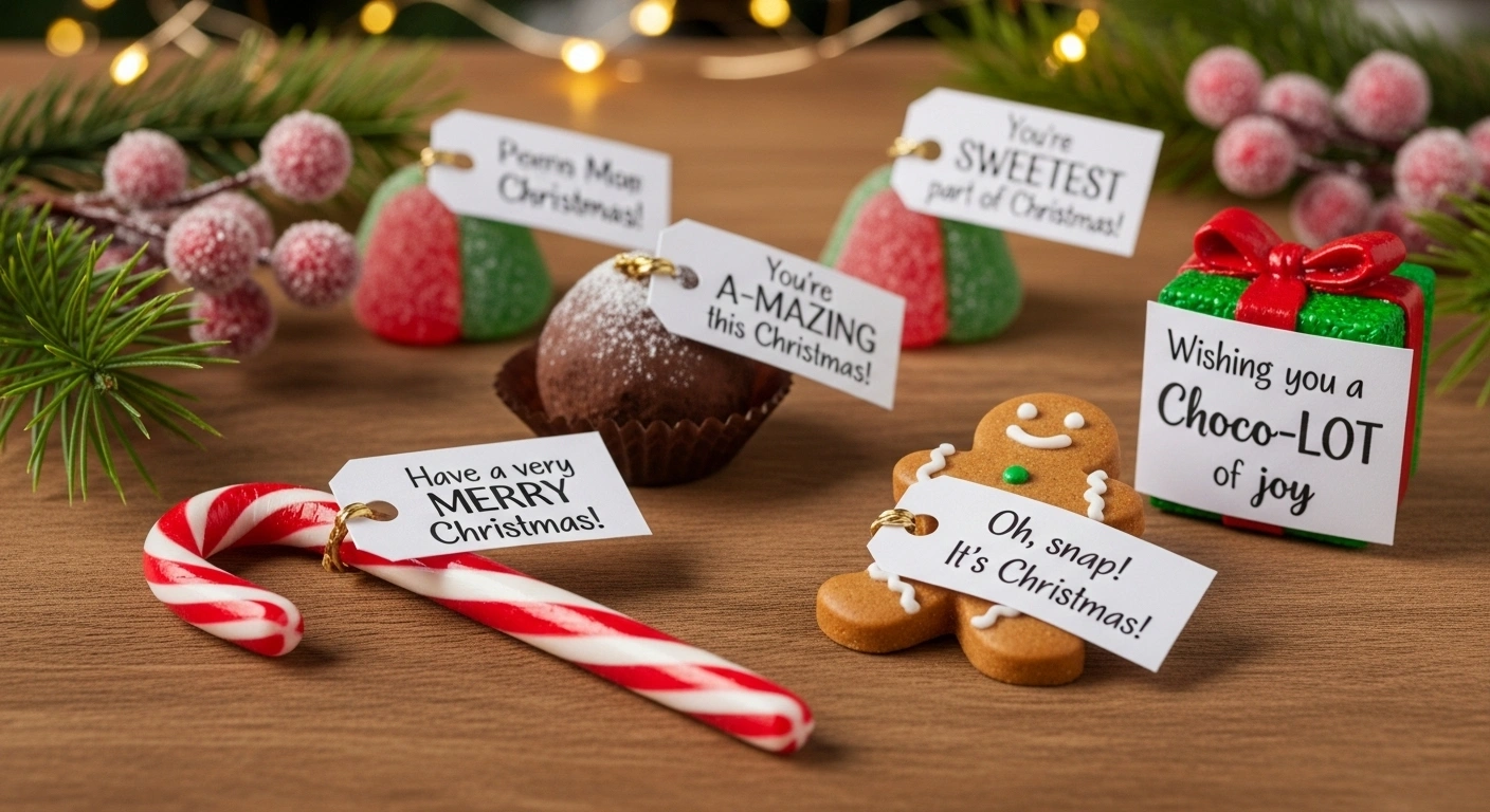 Short Christmas Candy Puns