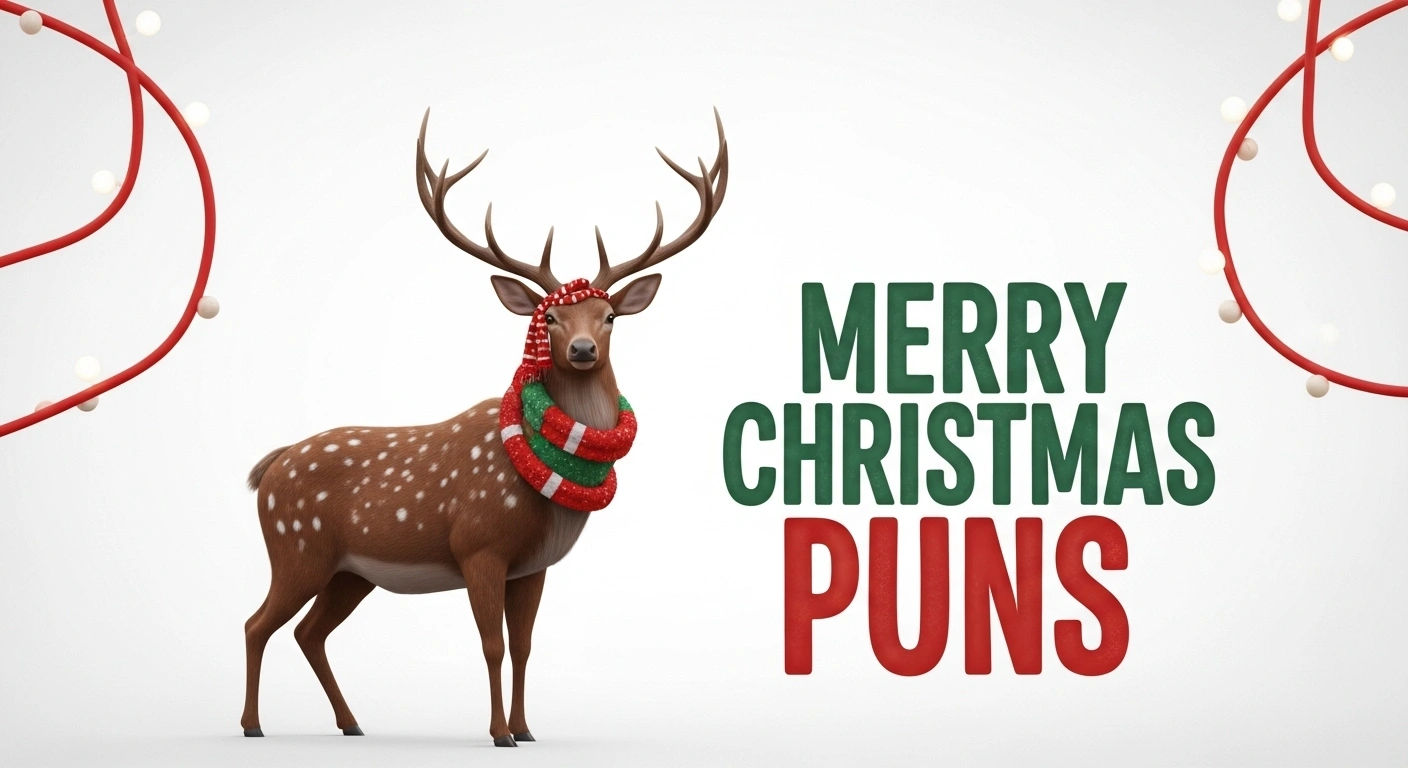 Short Christmas Deer Puns