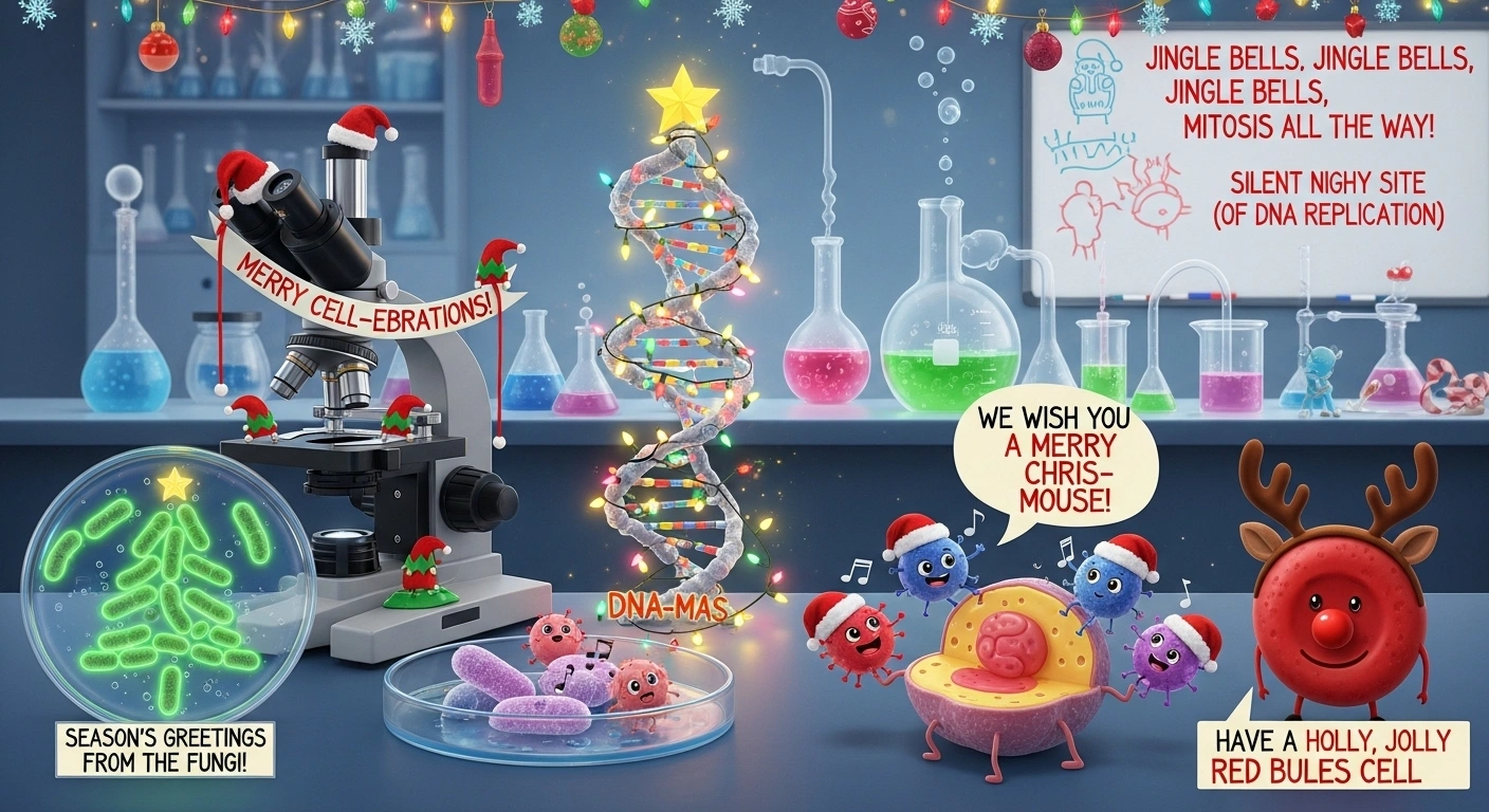 Short Christmas Science Jokes