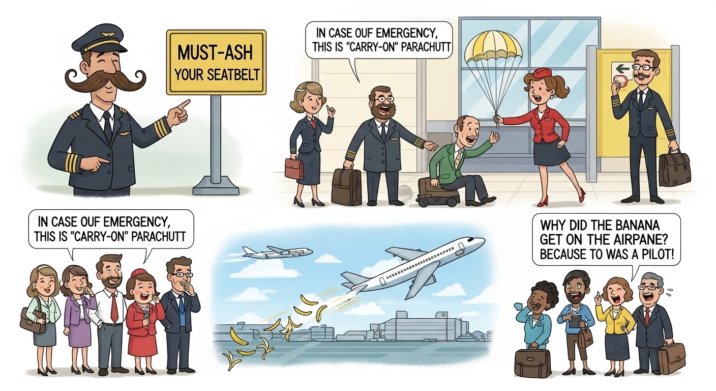 Airplane Jokes for Adults