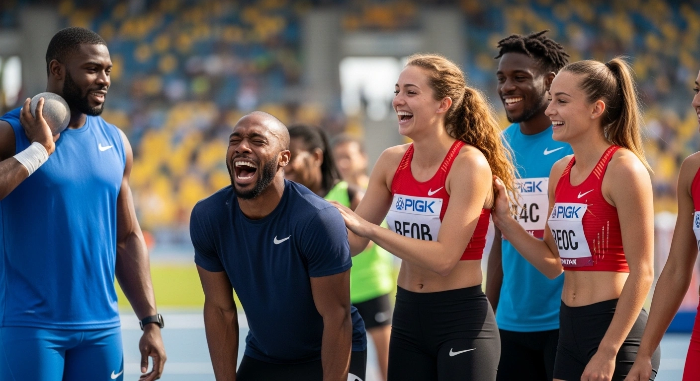 Athletics jokes one liners