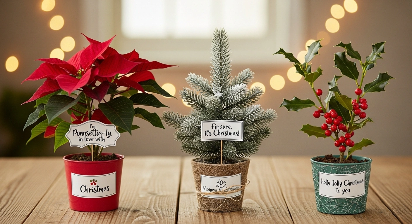 Christmas Plant Puns for Instagram