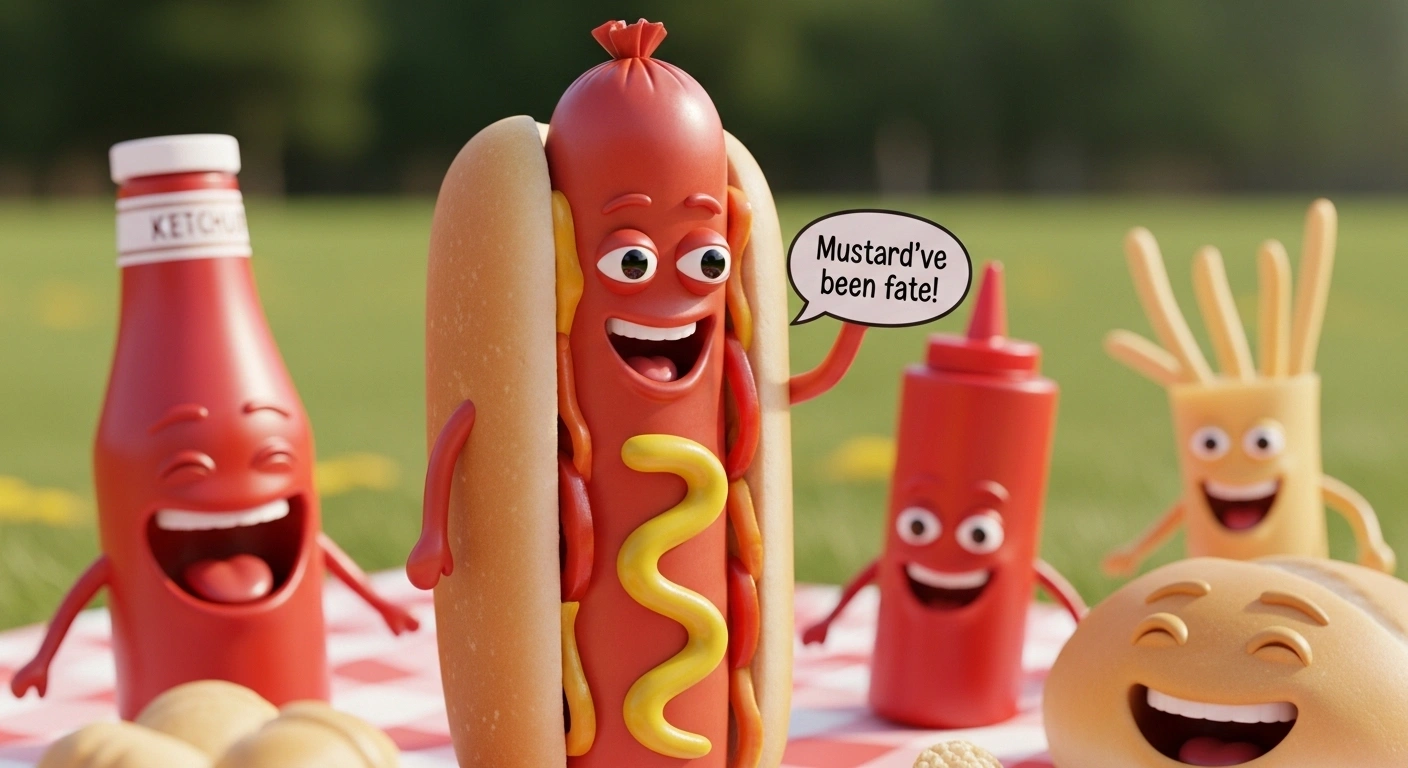 Cute Hot Dog Puns