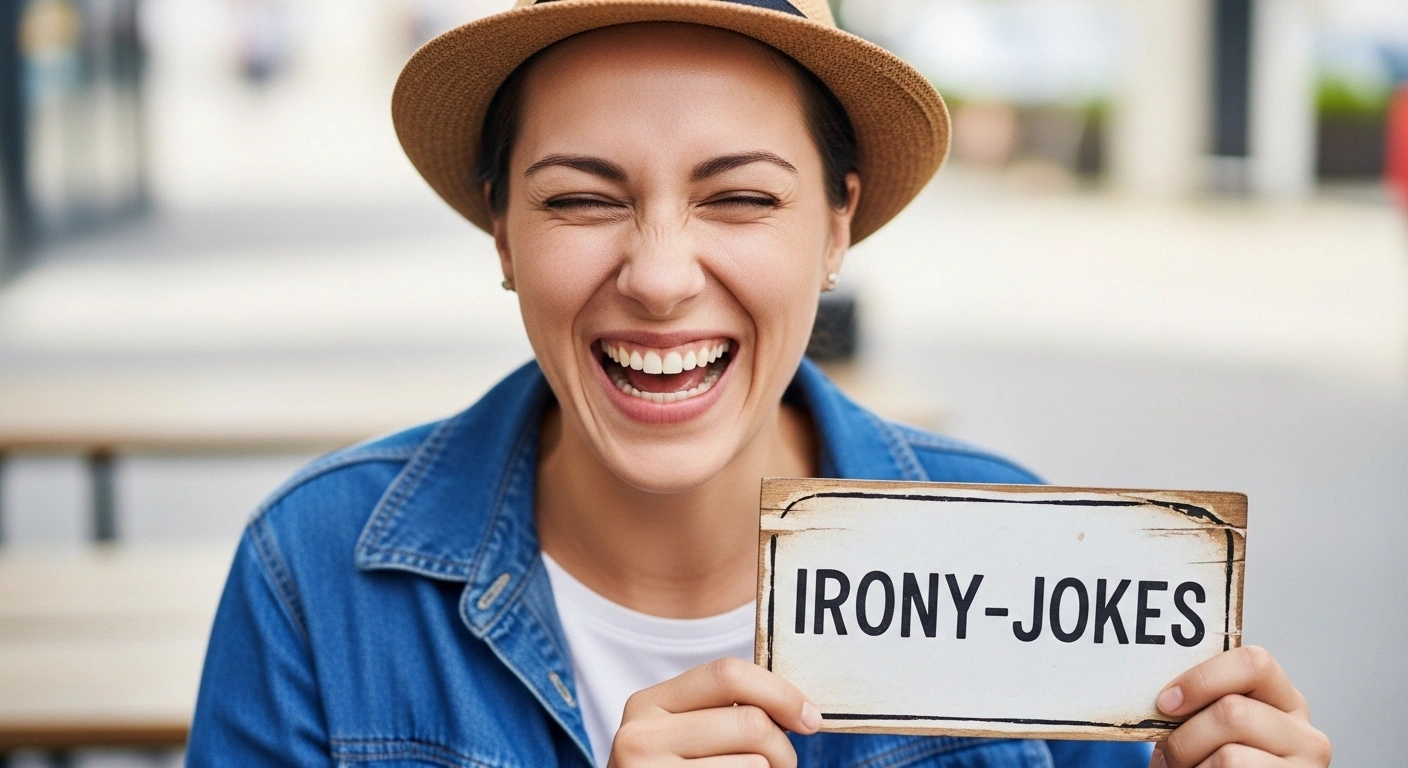 Funny irony examples