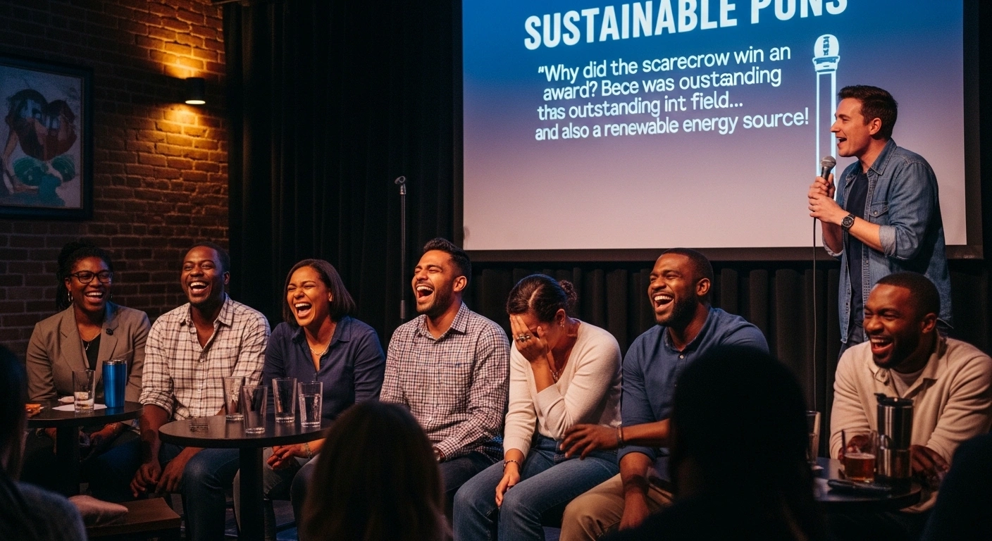 Funny sustainable puns