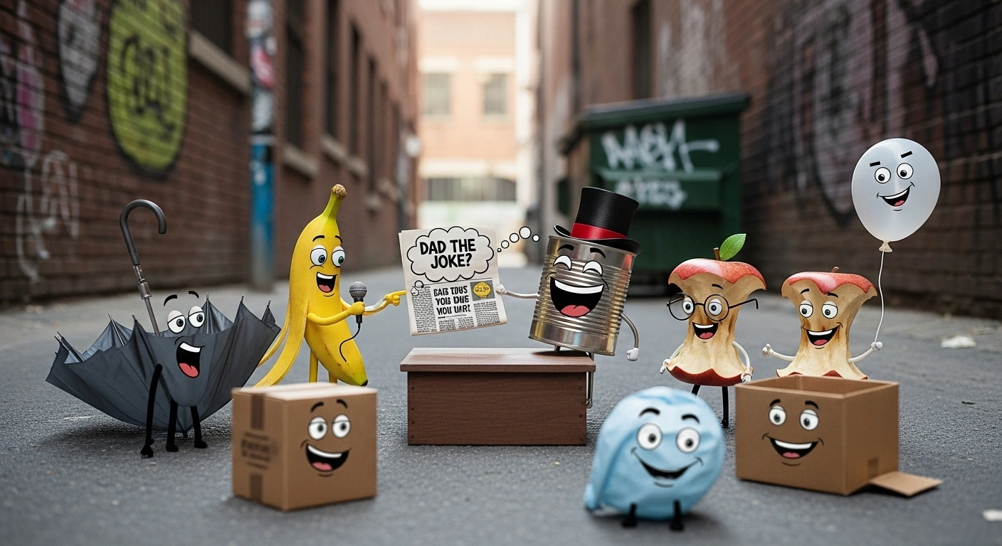 Knock Knock Garbage Jokes One-Liners