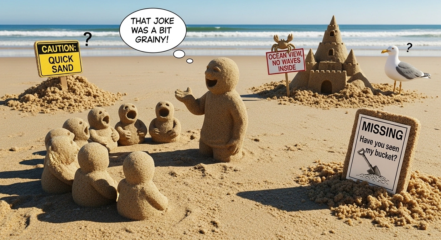 Sand Jokes One Liners