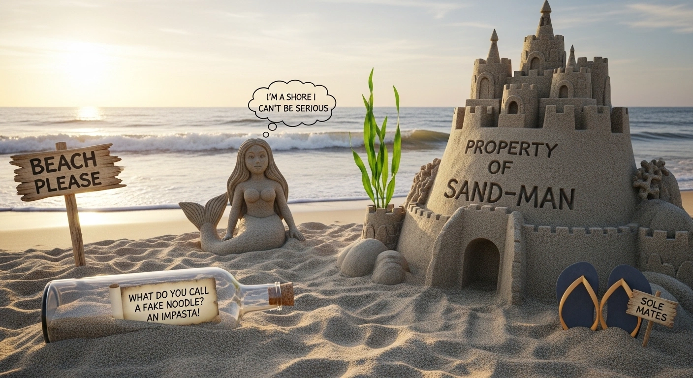 Sand Jokes Upjoke Style