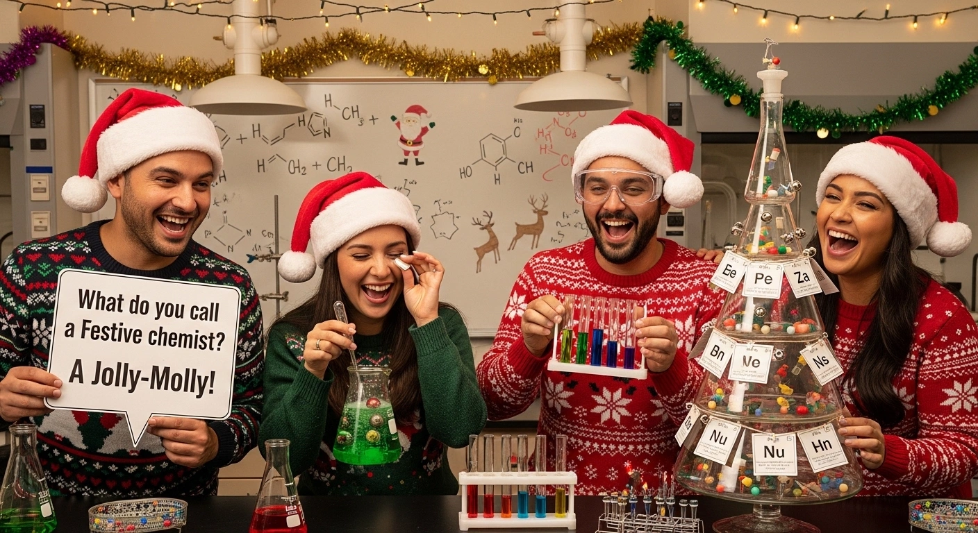 Science Christmas Puns