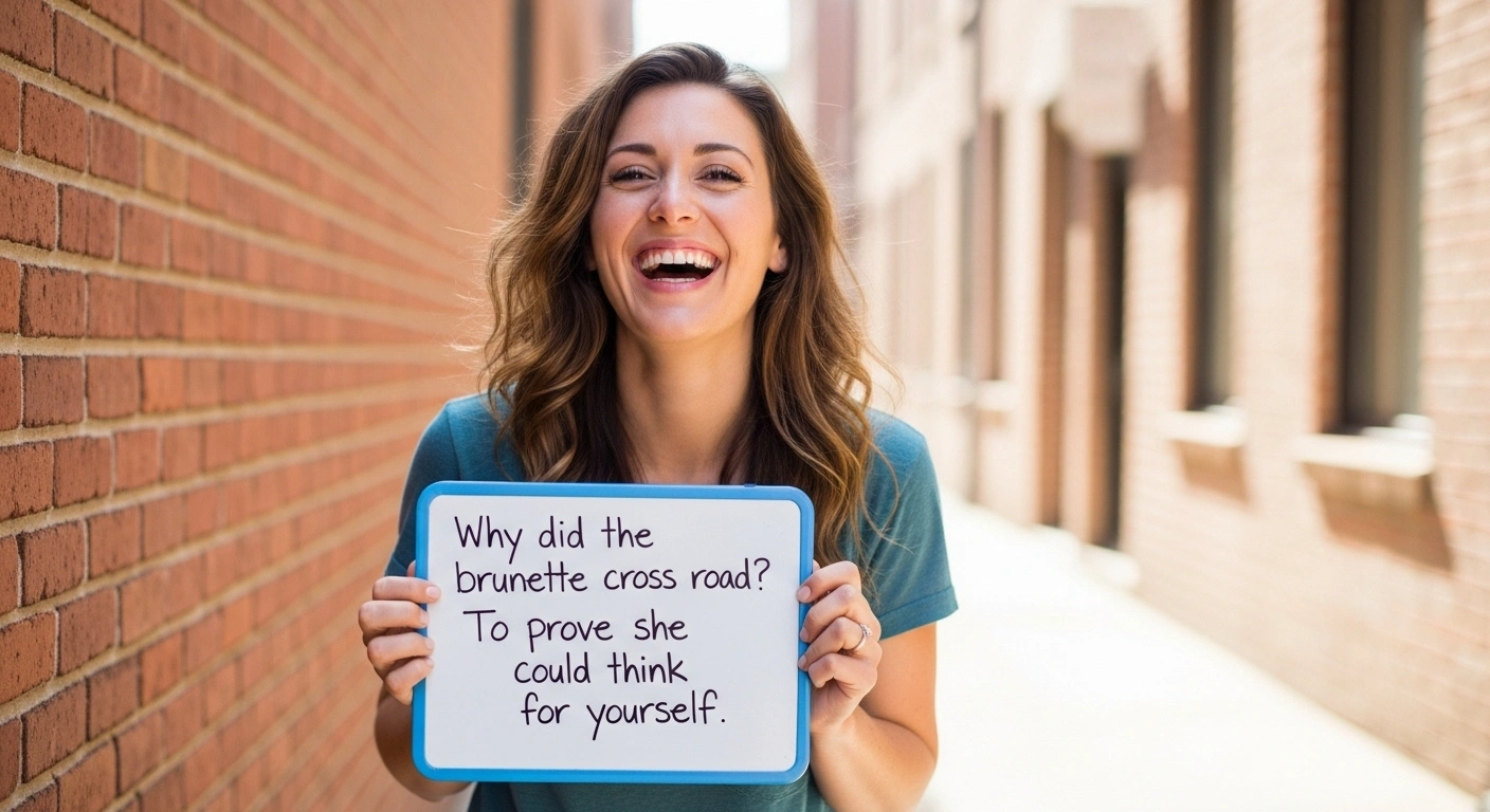 Short Brunette Jokes