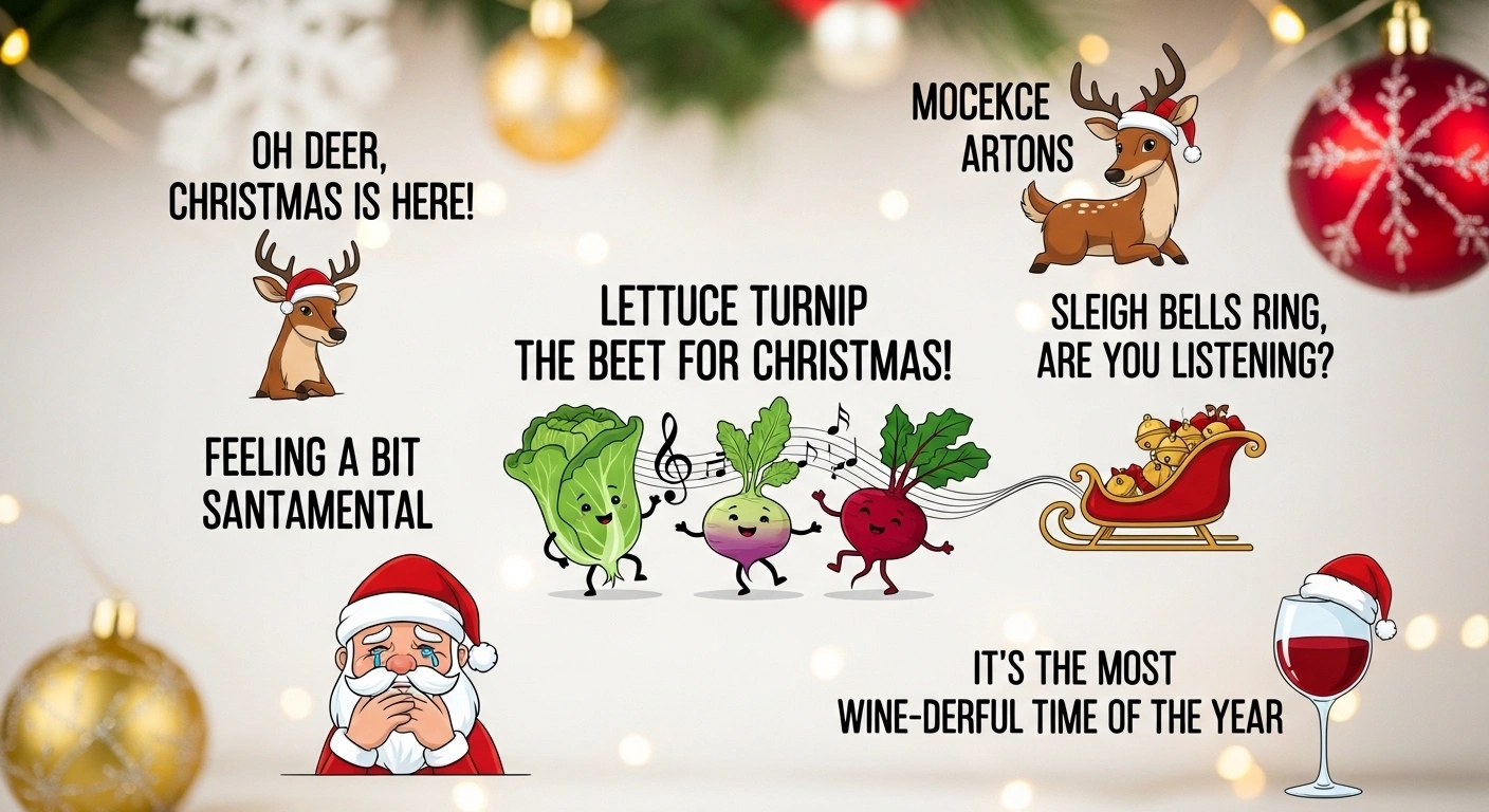 Short Christmas Puns One-Liners
