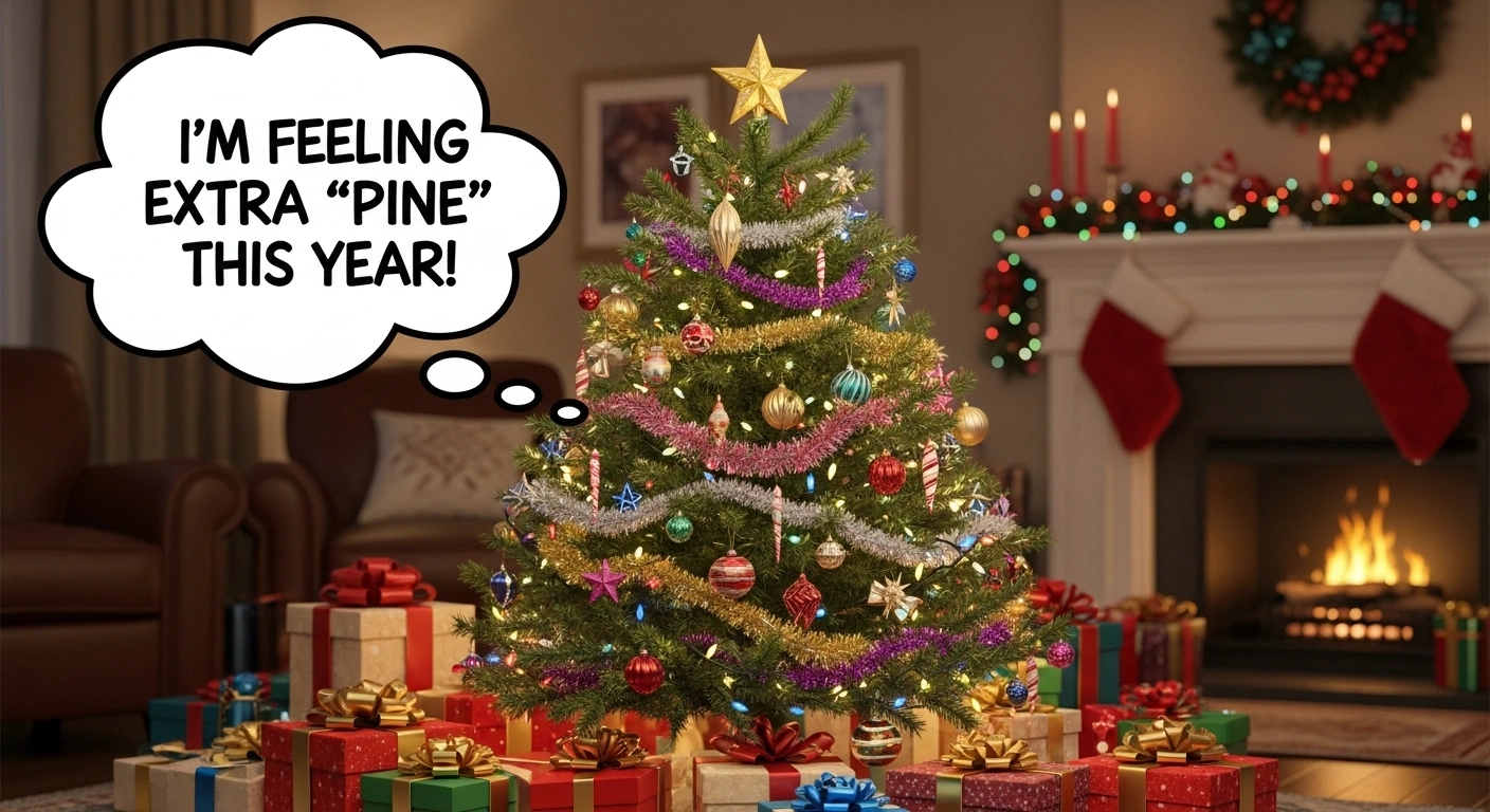 Short Christmas Tree Puns