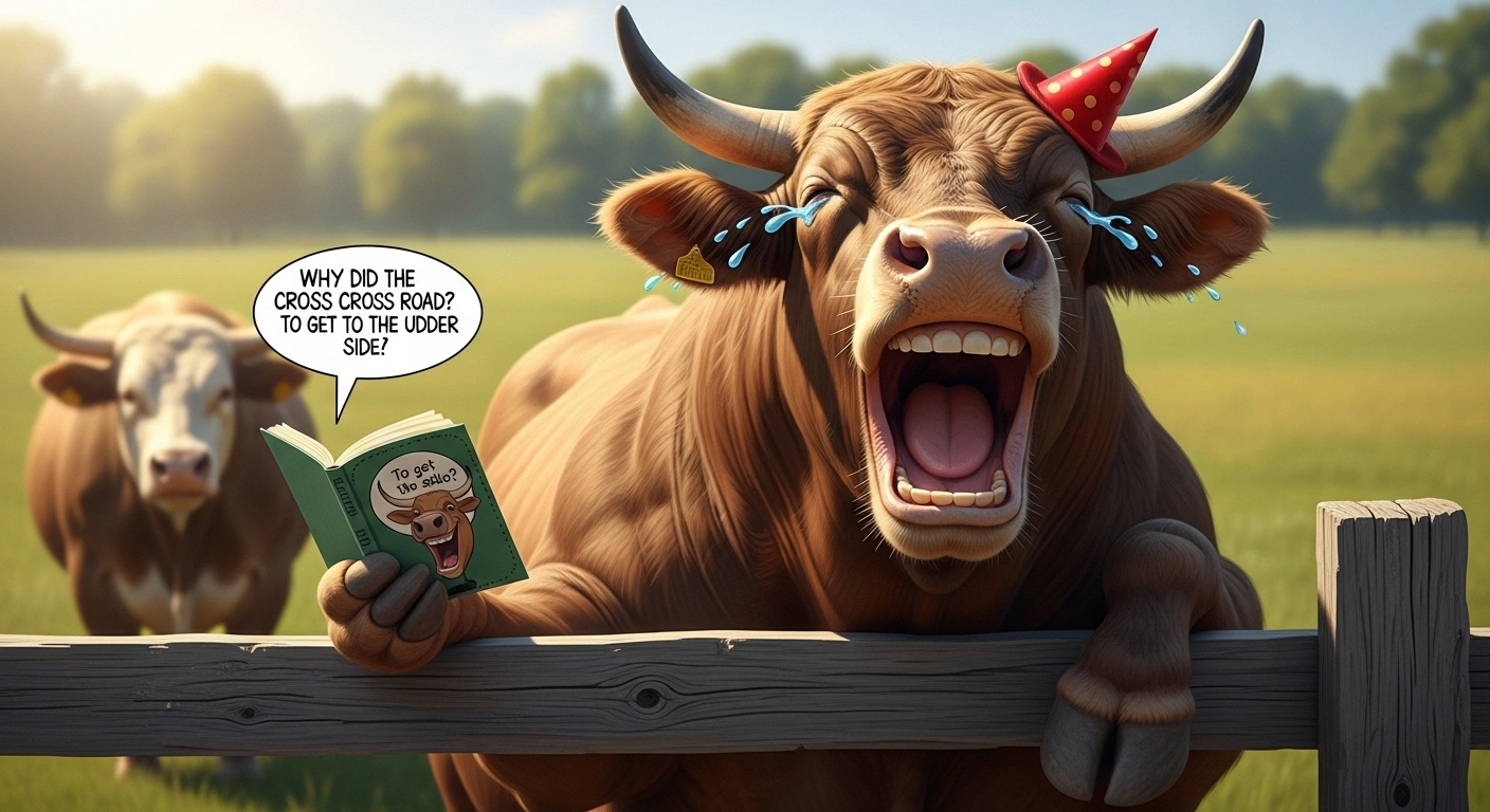 Short Funny Cow Jokes for Adults