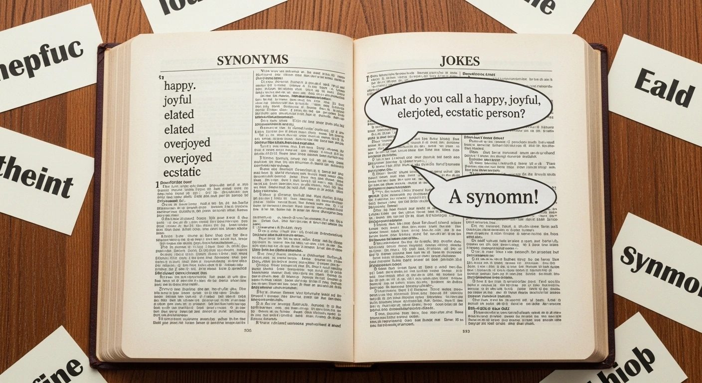 Synonyms jokes in english