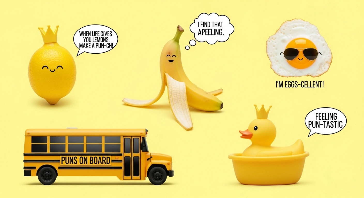 Yellow Puns One Liners