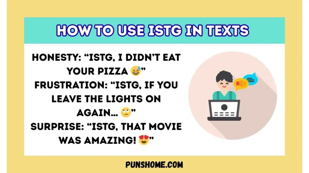How to Use ISTG in Texts