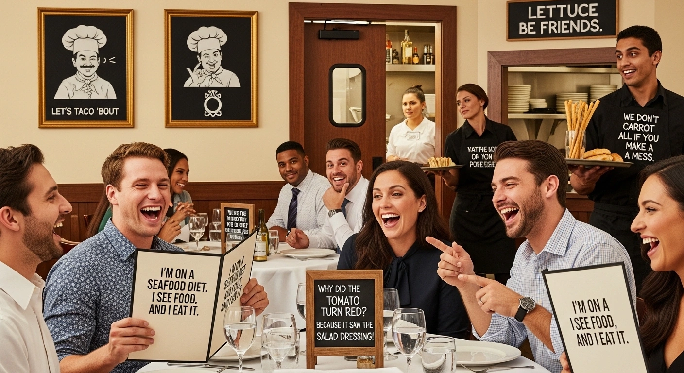 Restaurant Puns One Liners