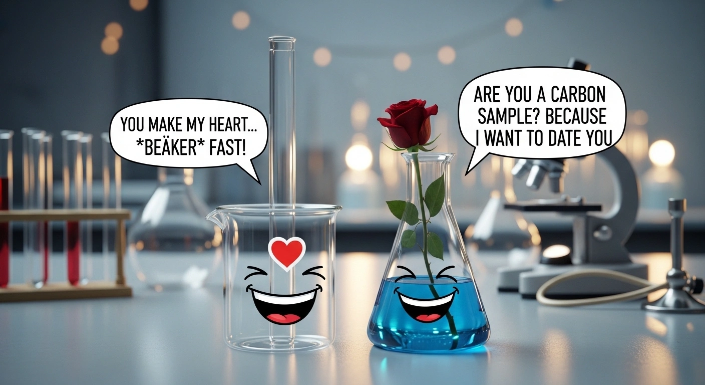 Science Valentines Day Puns One Liners