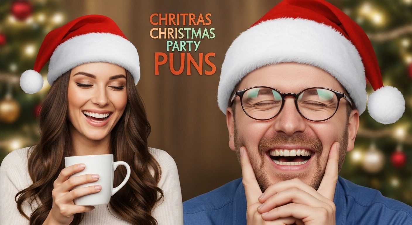 Short Christmas Party Puns