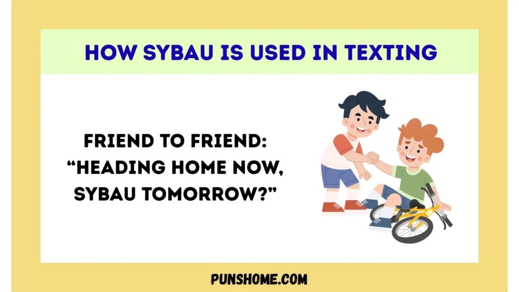 How Sybau is Used in Texting