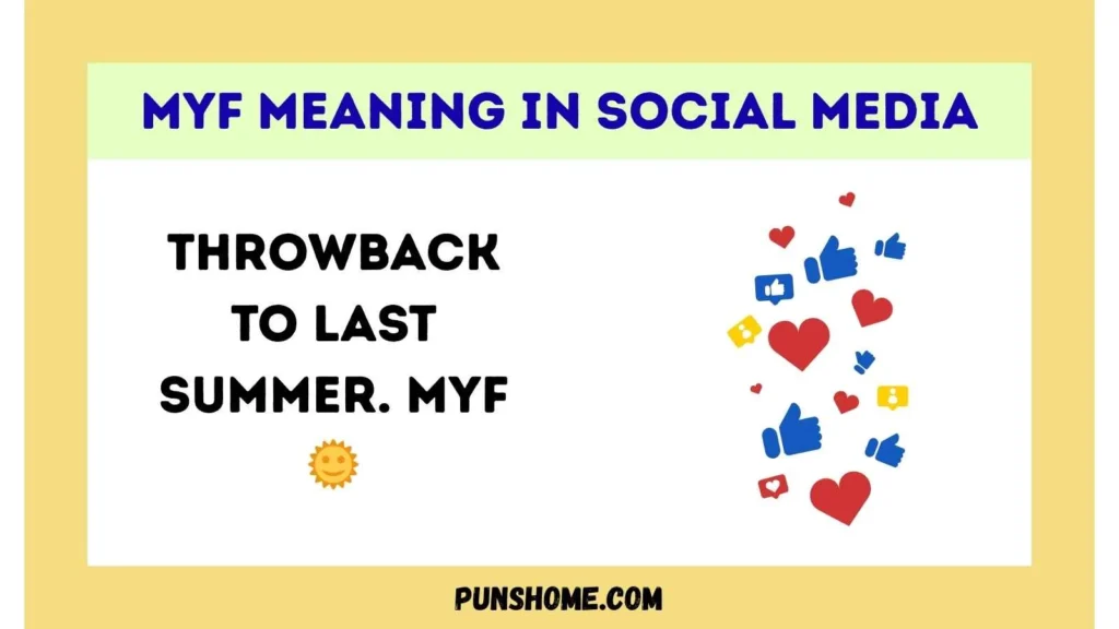 MYF Meaning in Social Media